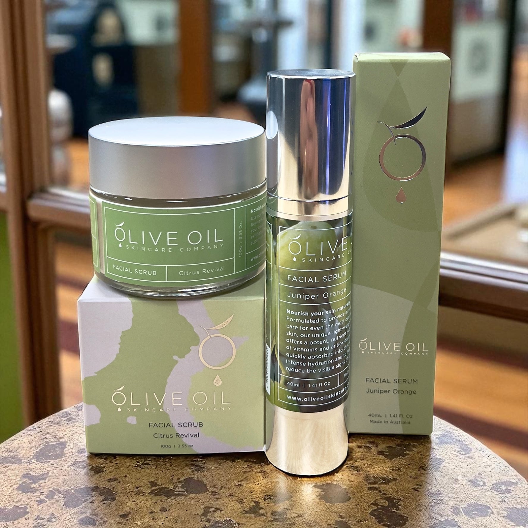 Face Care Bundle- Facial Scrub 100g and Facial Serum 40ml