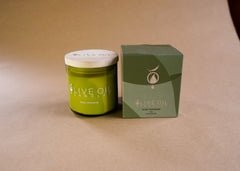 Oliveoil Candle, Rose Geranium 200g