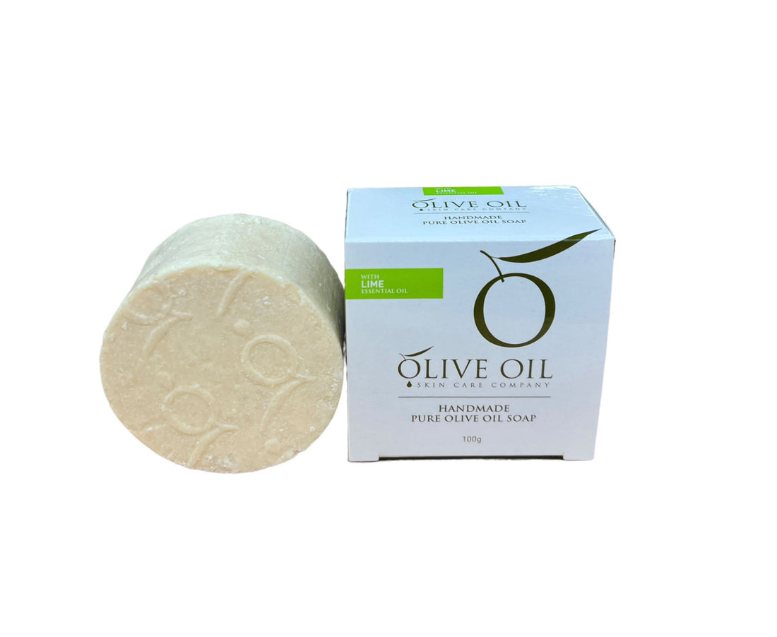 Olive Oil Soap, All-Natural, Lime ,100g