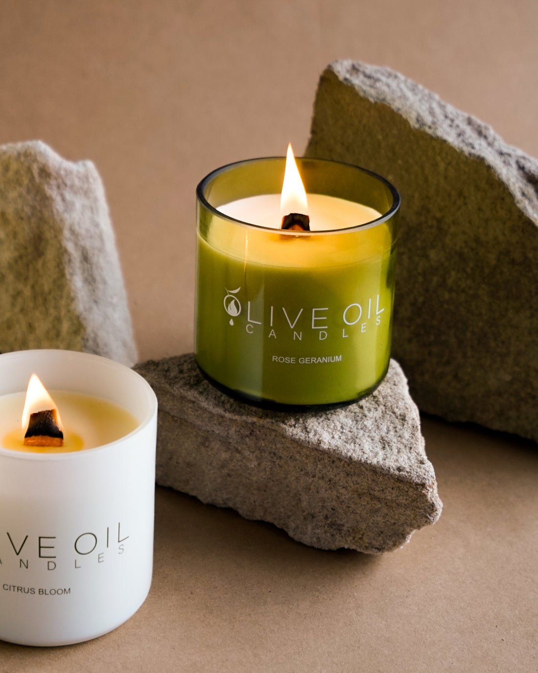 Olive Oil Candles