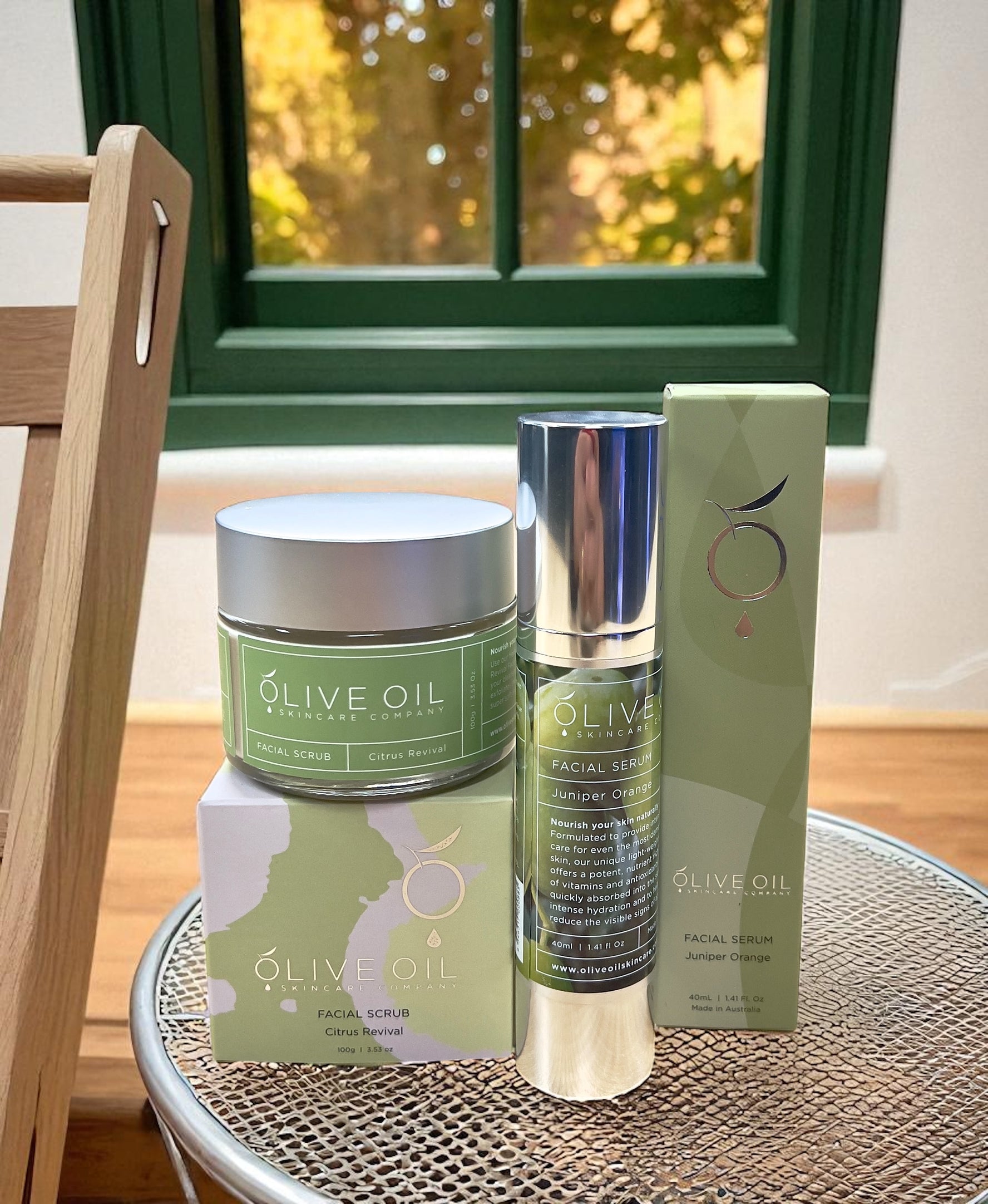 Face Care Bundle- Facial Scrub 100g and Facial Serum 40ml