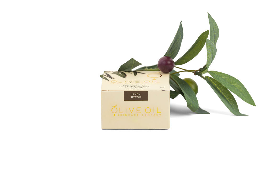 Olive Oil Soap, All-Natural , Lemon Myrtle, 100g