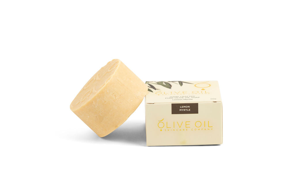 Olive Oil Soap, All-Natural , Lemon Myrtle, 100g