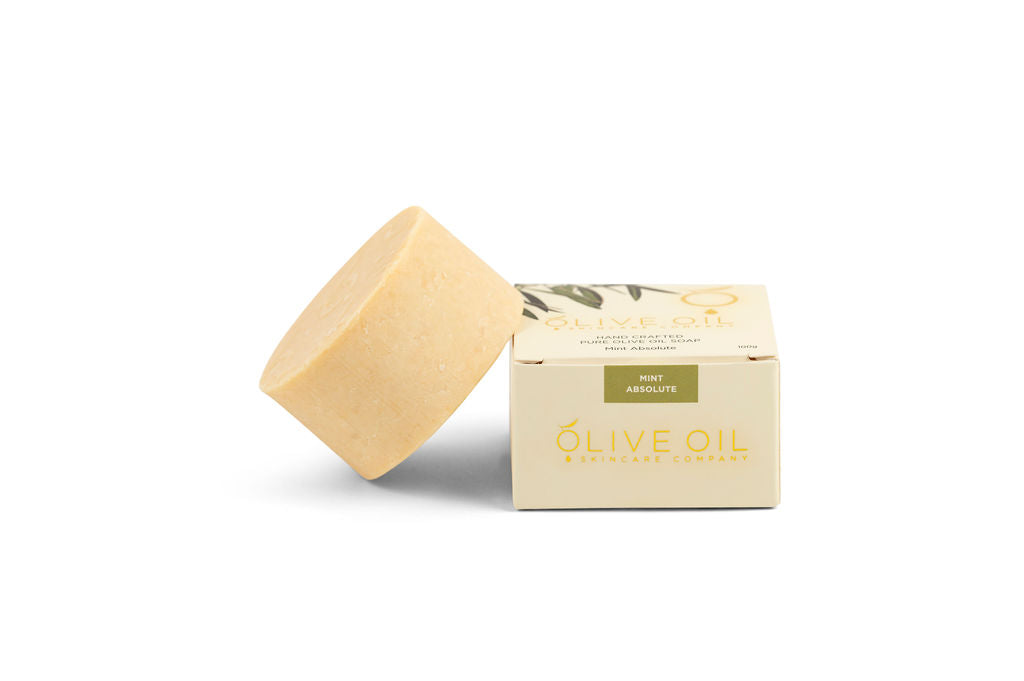 Olive Oil Soap, All-Natural,  Mint Absolute ,100g