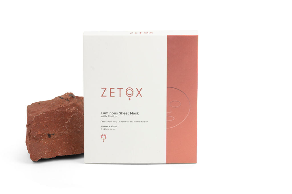 Zetox Luminous Sheet Mask 4 piece box set Special at $19.99(Was $39.99) while stock last