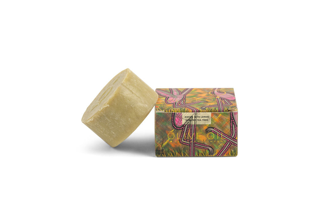 Olive Oil Soap ,Indigenous Series, Gidyea With Lemon Scented Tea Tree Essential Oil