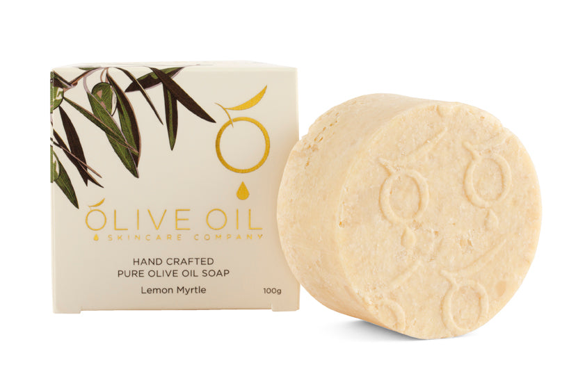 Olive Oil Soap, All-Natural , Lemon Myrtle, 100g