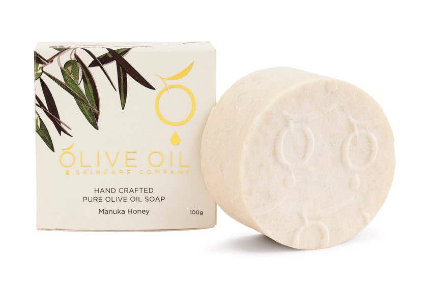 Olive Oil Soap, All-Natural , Manuka Honey, 100g