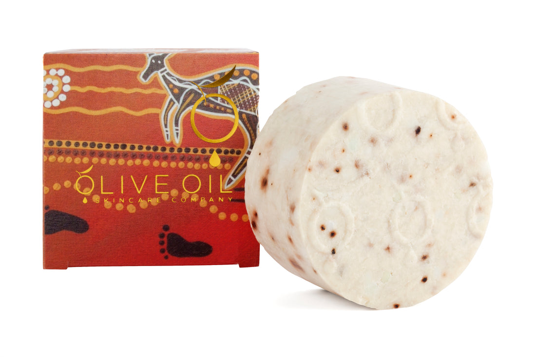 Olive Oil Soap ,Indigenous Series, Quandong Soap 100g